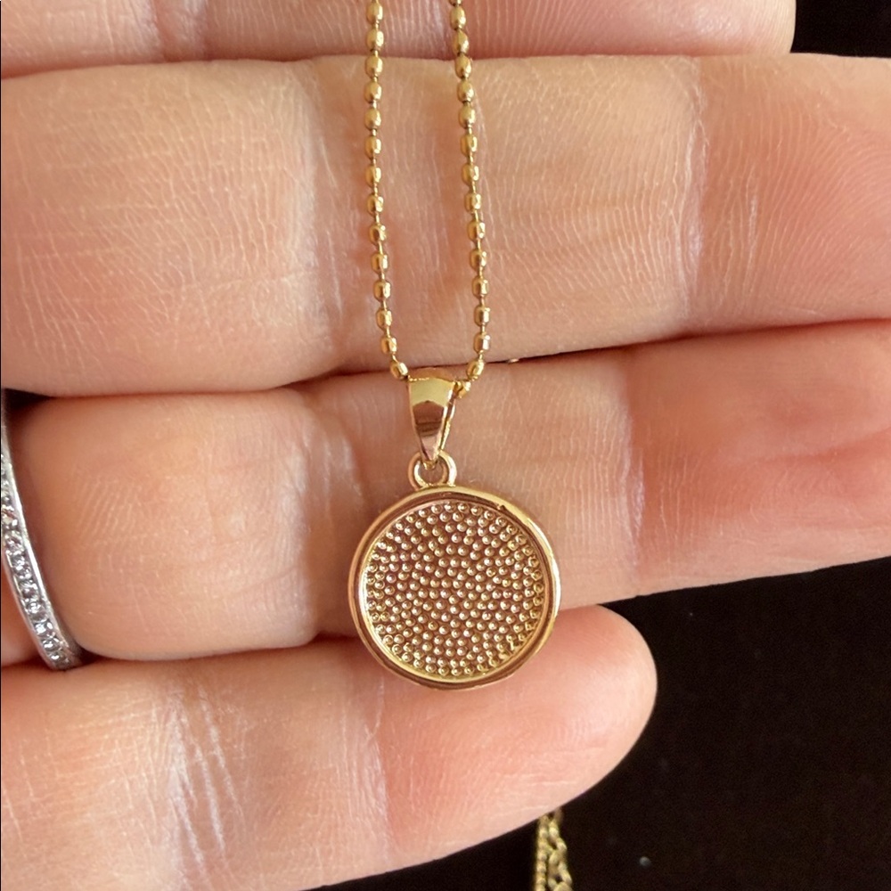 Gold Evil Eye Pendant Necklace - Picture 3 of 6
